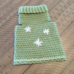 Handmade / Crocheted Small Dog or Cat Sweater